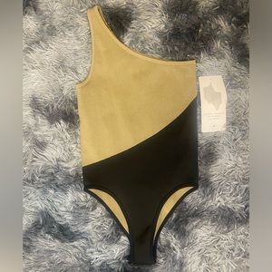 One shoulder bodysuit